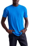 Goodlife Scallop Slub Crewneck T-shirt In Strong Blue