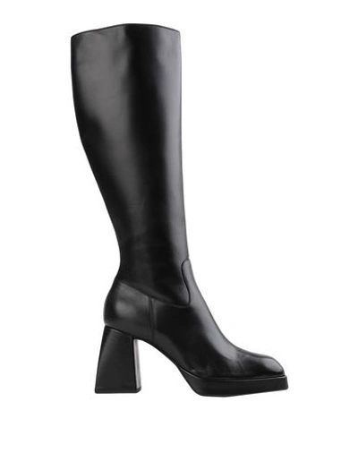 Giampaolo Viozzi Knee Boots In Black