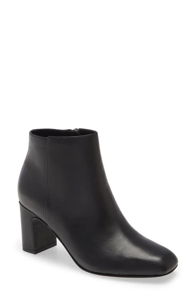 Eileen Fisher Tokyo Boot In Black Leather