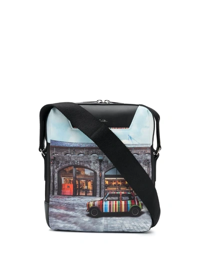 PAUL SMITH - MINI PRINT TRAVEL BAG IN TECHNICAL FABRIC - Eleonora Bonucci