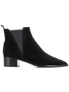 Acne Studios Jensen Suede Ankle Boots In Black