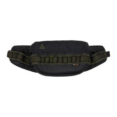 Nike Acg Karst Belt Bag In 010 Black/d