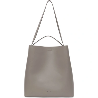 Aesther Ekme Grey Square Sac Tote In 150 Grey