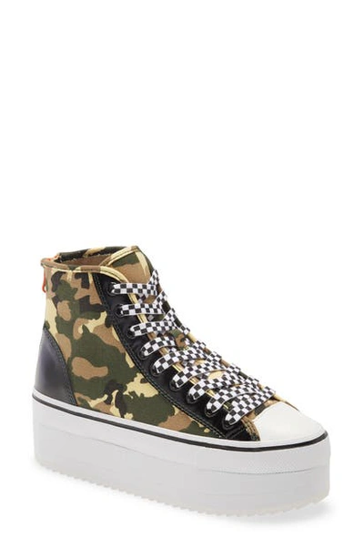 Steve Madden Women's Stories Flatform High-top Sneakers In Camoflage