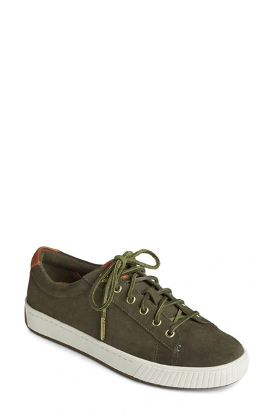 Sperry Women's Anchor Plushwave Sneakers Women's Shoes In Olive Plush Suede
