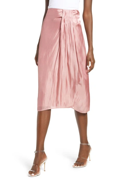 Endless Rose Metallic Skirt In Pink