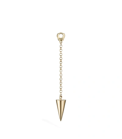 Maria Tash Short Pendulum Long Spike Charm In Gold