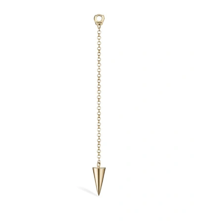Maria Tash Long Pendulum Charm With Long In Gold
