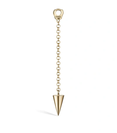 Maria Tash Short Pendulum Charm With Shor In Gold