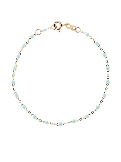 Gigi Clozeau 18kt Yellow Gold Classic Gigi Bracelet In Yg/turq