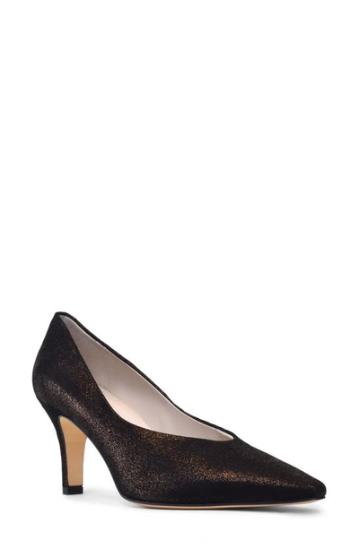 Amalfi By Rangoni Imma Pointed Toe Pump In Bronze Suede