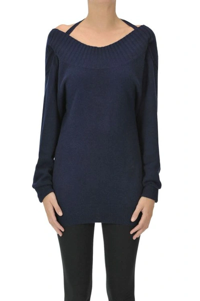 Chloé Cashmere Pullover In Blue