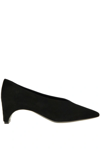 Pierre Hardy Suede Pumps In Black