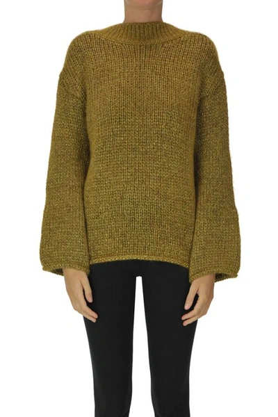 Forte Forte Lurex Pullover In Gold