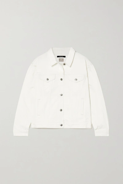 Ksubi Oversized Denim Jacket In White