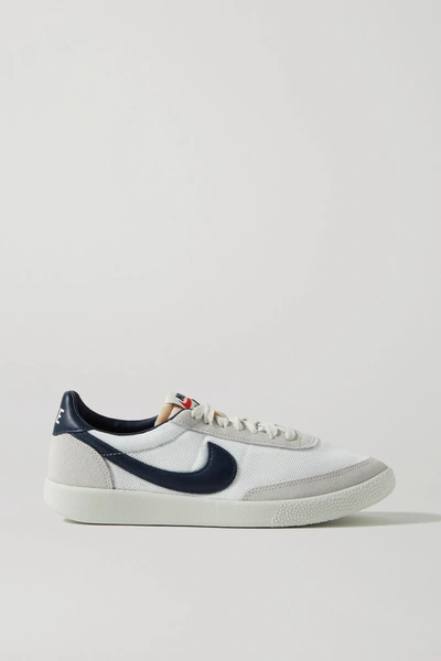 Nike Killshot Og Sp Mesh, Leather And Suede Sneakers In White