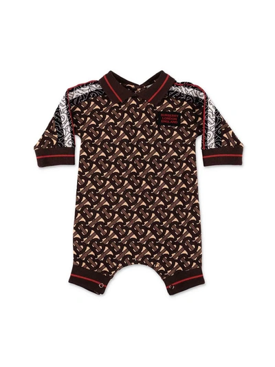 Burberry Babies' Forest Jumpsuit In Brown