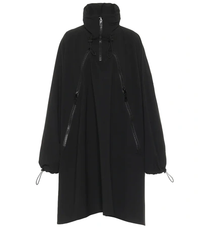 Bottega Veneta Zip-detail Cape In Black