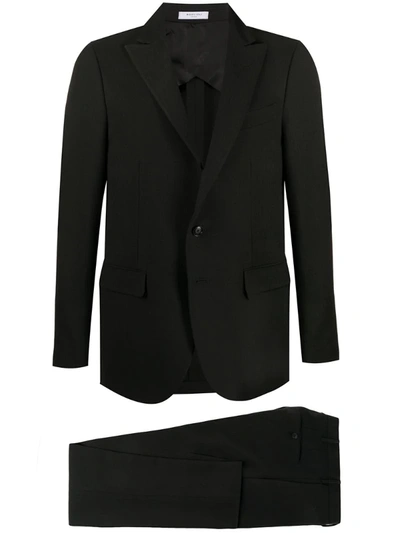 Boglioli Tailored Single-breasted Suit In Black
