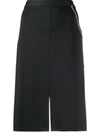 Givenchy Cady Chain-detail Pencil Skirt In Black