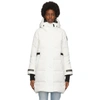 Canada Goose White Down 'black Label' Bennett Parka In North Star White