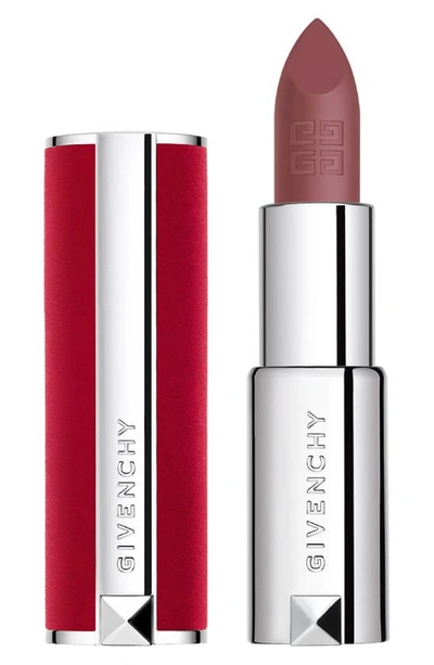 Givenchy Le Rouge Deep Velvet Matte Lipstick In N51 Rose Fusain