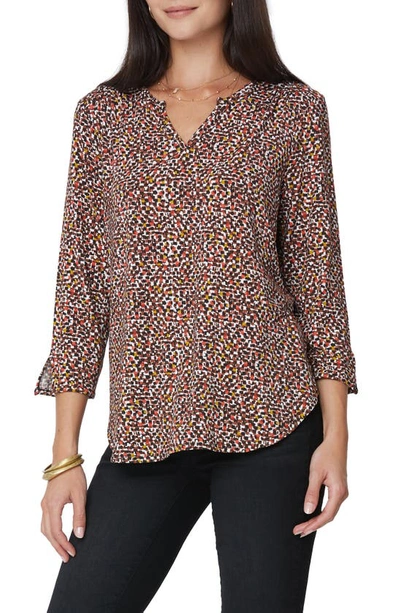 Nydj Perfect Top In Moonridge Geo