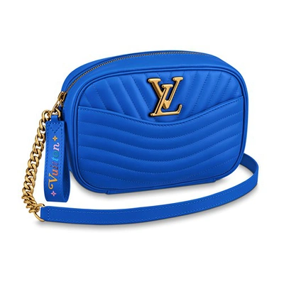 Louis Vuitton New Wave Camera Bag In Bleu Navy