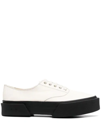 Oamc Inflate Plimsoll Sneakers In White