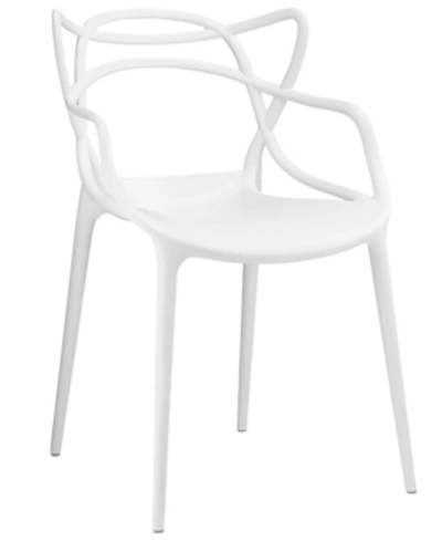 Modway Entangled Dining Armchair In White