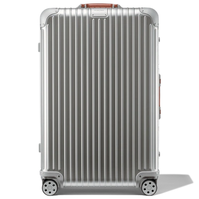 Rimowa Aluminum In Silver And Brown