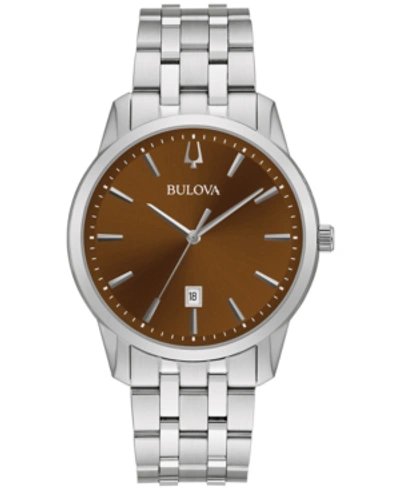 Bulova Men's Classic Sutton Stainless Steel Bracelet Watch 40mm