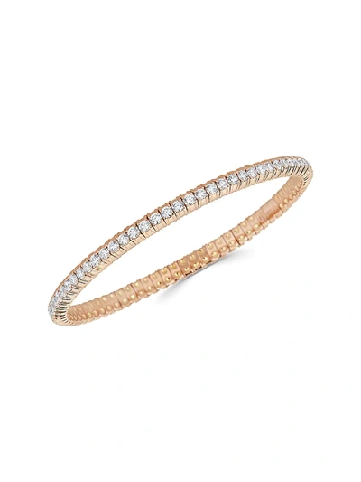 Zydo Stretch 18k Rose Gold & Diamond Bracelet
