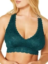 Cosabella Never Say Never Curvy Racie Bralette In Deep Green