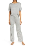 Honeydew Intimates Heather Grey All American Knit Pajama Set