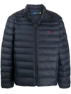 Polo Ralph Lauren Mens Navy Padded Recycled-shell Jacket S In Blue