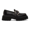 Gucci Hunder Crystal-embellished Leather Platform Loafers In Black