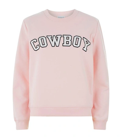 Claudie Pierlot Tahoe Cowboy Sweatshirt In Rose