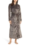 Ugg Marlow Double Face Fleece Robe In Charcoal