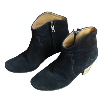 Pre-owned Isabel Marant Étoile Ankle Boots In Black