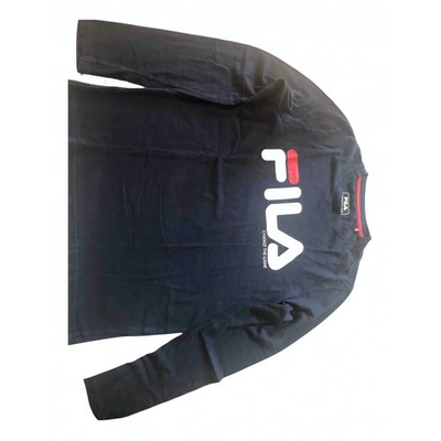 Pre-owned Fila Navy Cotton T-shirt