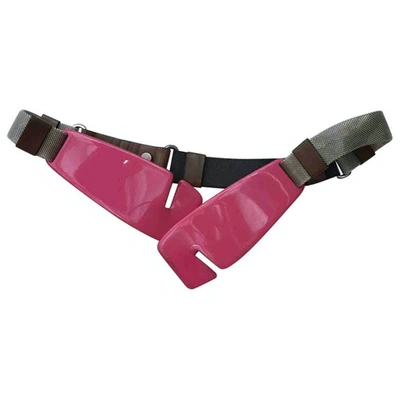 Pre-owned Marni Belt In Pink