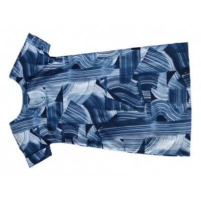 Pre-owned Essentiel Antwerp Mid-length Dress In Blue