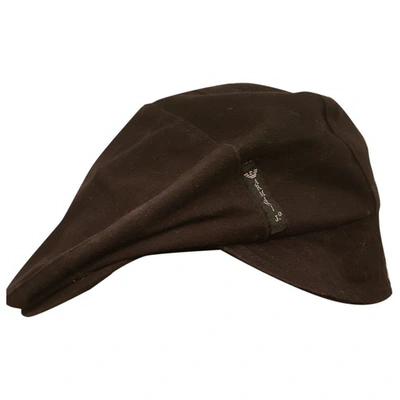 Pre-owned Armani Jeans Hat In Brown
