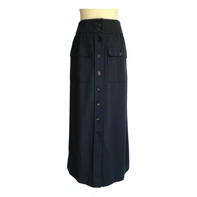 Pre-owned Chloé Maxi Skirt In Blue