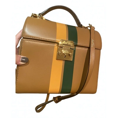 Pre-owned Mark Cross Leather Handbag In Brown