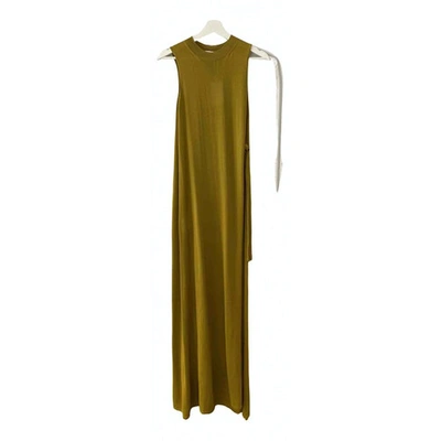 Pre-owned Fenty Maxi Dress In Yellow