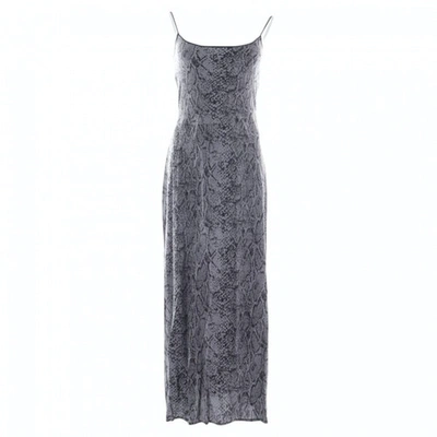 Pre-owned Equipment Silk Dress In Grey