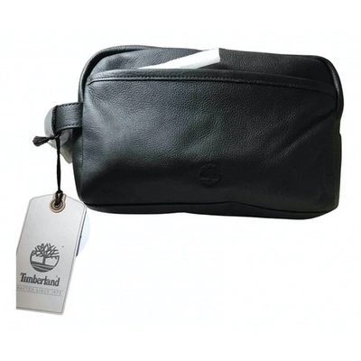 Pre-owned Timberland Leather Small Bag In Black