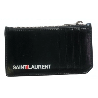 Pre-owned Saint Laurent Black Leather Small Bag, Wallet & Cases